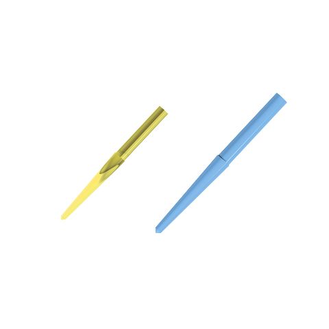 PRECI-POST-M laboratory post blue/yellow 2003L (2 x 50)