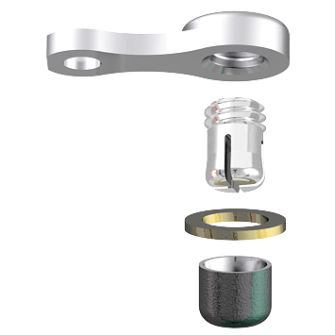 CEKA REVAX M2 TITANAX CAD-CAM acrylic fixation RE 0175 TI CC