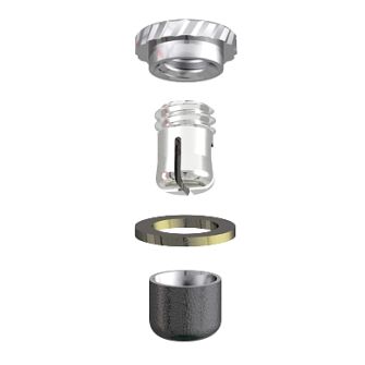 CEKA REVAX M3 TITANAX CAD-CAM acrylic fixation OL 0295 TI CC
